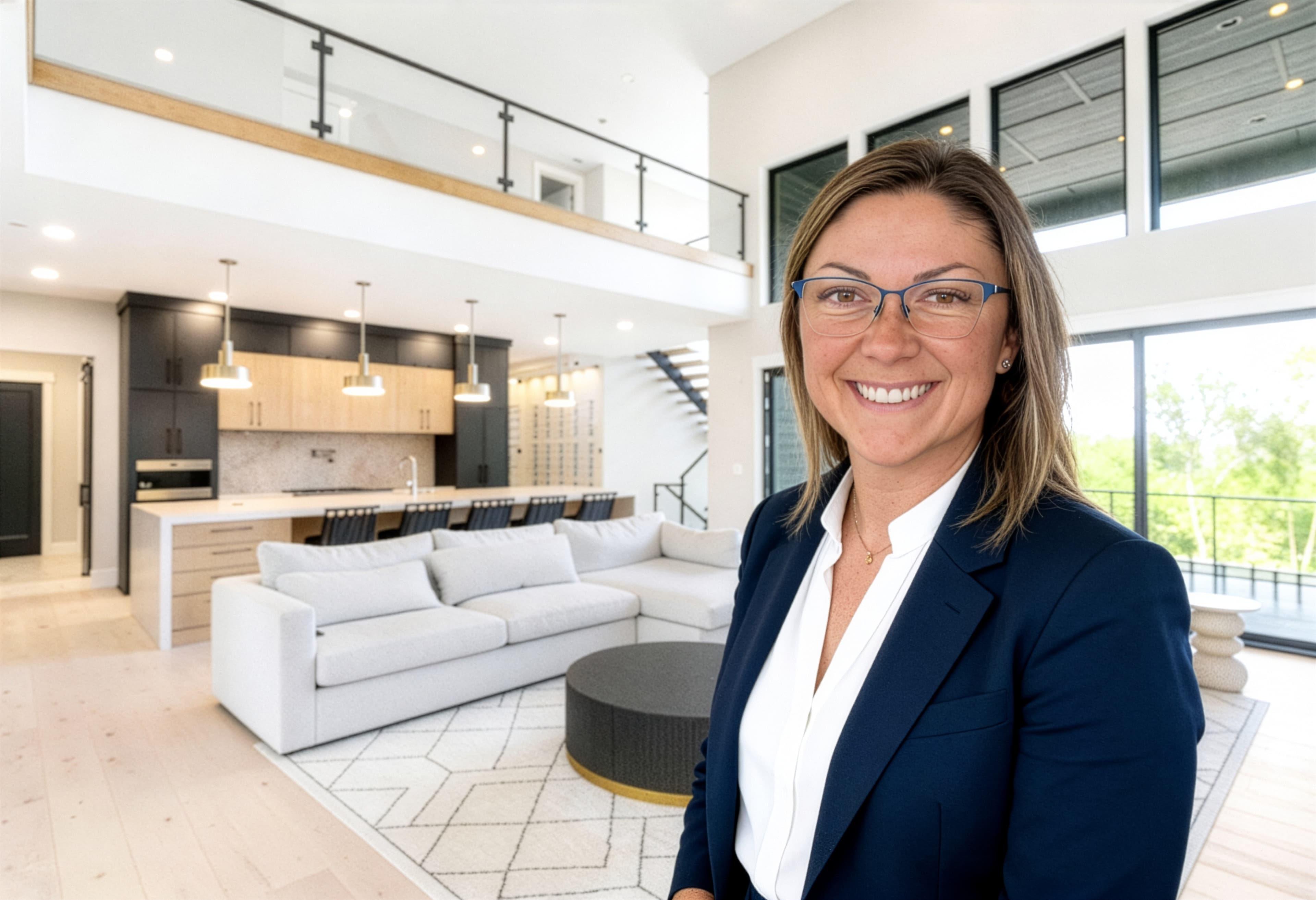 Portrait of Branka Dzolota, co-owner of MIR Homes